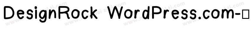 DesignRock  WordPress.com字体转换